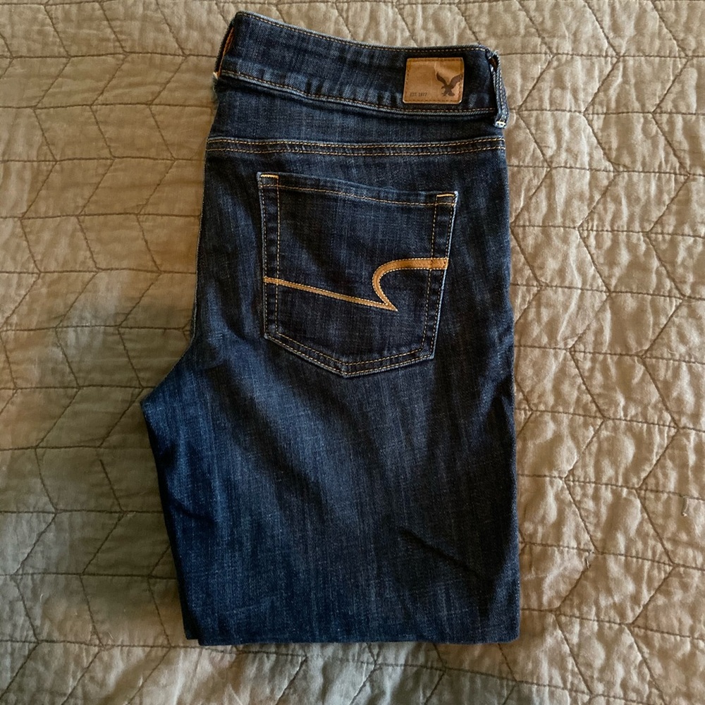 American Eagle Artist Crop Stretch Jeans